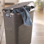 Curver Ensemble de paniers à linge Style 2 pcs 60 L Anthracite