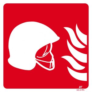 Panneau emplacement d'équipements d'intervention contre l'incendie