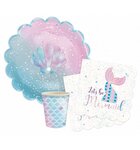 Lot de 20 serviettes - Sirène