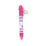 Stylo 6 Couleurs - Theme Cheval - Miss Mélodie Fuchsia