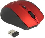 Souris ergonomique sans fil Delock (Noir/Rouge)