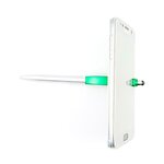 Stylo Bille Rétractable Stylet Repose Smartphone - Vert