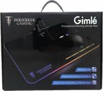 Tapis de Souris Berserker Gaming Gimlé Bungee RGB - S (Noir)