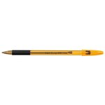 Stylo bille ORANGE GRIP Pointe Fine 0,7mm Encre Noire x 20 BIC