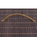 vidaXL Panier à linge Bambou Marron 100 L