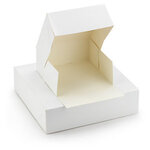 Boîte pâtissière carton blanche 26x26x5 cm (colis de 2)