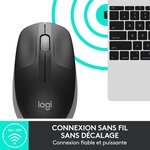 LOGITECH - Souris sans fil M190 Mid Gris
