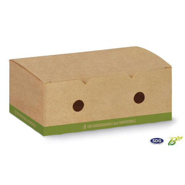 Boîte en Carton Biodégradable à Emporter - Lot de 600 - SDG - Carton biodégradable