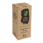 Paille biodégradable en papier Fiesta Green - Noire - Lot de 250 - Papier