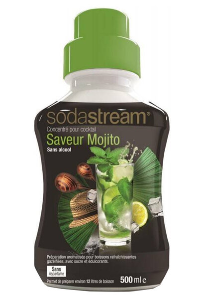 Sodastream Concentré pour Cocktail Saveur Mojito sans Alcool 500ml 30025504 (lot de 3)