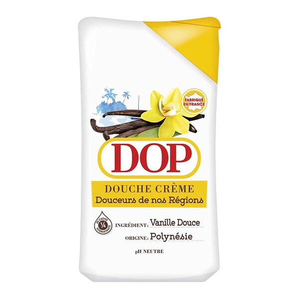 DOP Douche Crème Douceurs de nos Régions Vanille Douce Polynésie 250ml (lot de 4)
