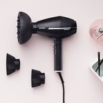 BABYLISS - 6730E - PREMIUM SECHE-CHEVEUX AC Compact Silver 2 concentrateurs + 1 diffuseur