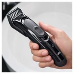 BRAUN Tondeuse pour cheveux HC5090 - 17 longueurs de coupe - 3 a 24mm - 40 minutes d'autonomie - Noir / Grise