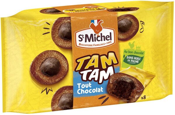 St Michel Tam Tam Tout Chocolat 220g (lot de 3)