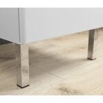 Germania Armoire de plancher sous-lavabo GW-Arvada 60x35x60 cm Blanc