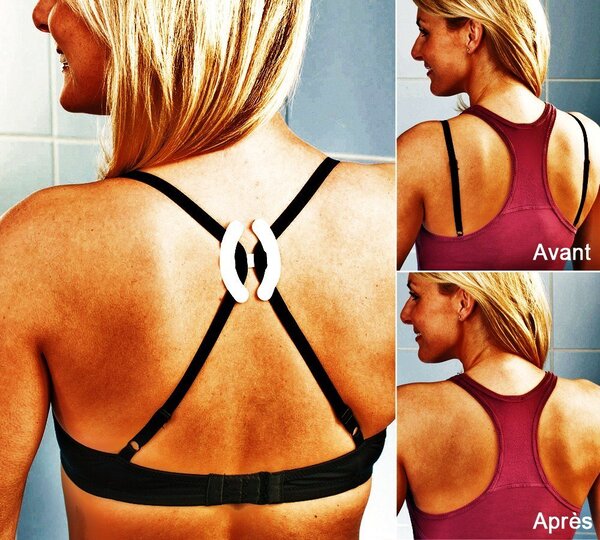 CLIP TOP POUR SOUTIEN GORGE LOT DE 5