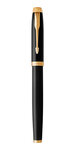 PARKER IM Stylo plume, Noir, plume moyenne, encre bleue, Coffret cadeau