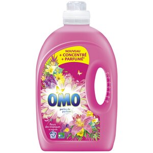 Omo Perles de Parfum Fleurs des Tropiques et Magnolia Maxi Format Familial 2,6L (lot de 2)