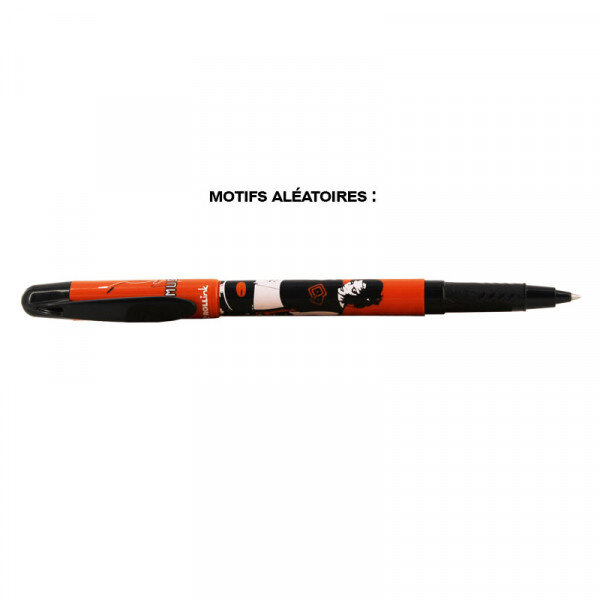 Stylo roller - Rechargeable - Encre bleue effaçable - Pop Music - RollInk