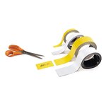 Étiquette magnétique en rouleau jaune 15 mm x5 m (colis de 2)