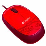 Souris filaire Logitech M105 (Rouge)