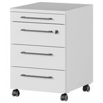 Germania Armoire sur roulettes GW-Agenda 42x49x61 cm Gris clair