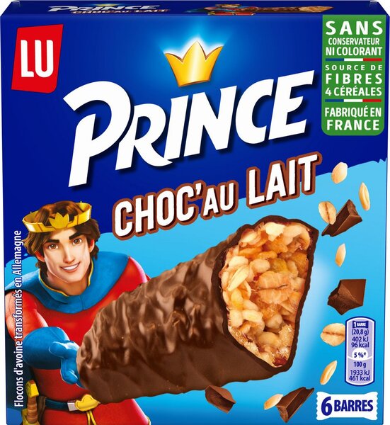 Prince Barres chocolat au lait