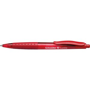 Stylo à bille Suprimo rouge Pte Moyenne rouge SCHNEIDER