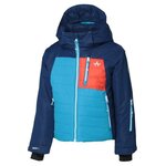 WANABEE Blouson de ski JR CYRO 200 JKT - Enfant - Bleu Marine