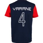 WEEPLAY T-shirt Football FFF Varane - Maillot Enfant 100% coton jersey