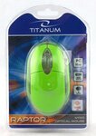 Souris Filaire Esperanza Titanum Raptor 3D TM102G (Vert)