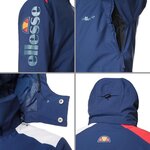 ELLESSE Blouson veste de ski STELVIO STRETCH JKT - Homme - Bleu Marine