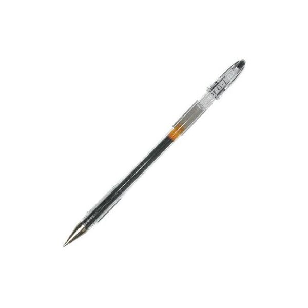 Stylo à bille G1-07 pointe moyenne encre gel noire x 12 PILOT
