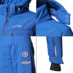 NORTHVALLEY Veste Softshell Livio - Homme - Bleu