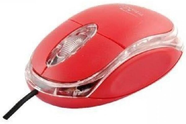 Souris Filaire Esperanza Titanum Raptor 3D TM102R (Rouge)