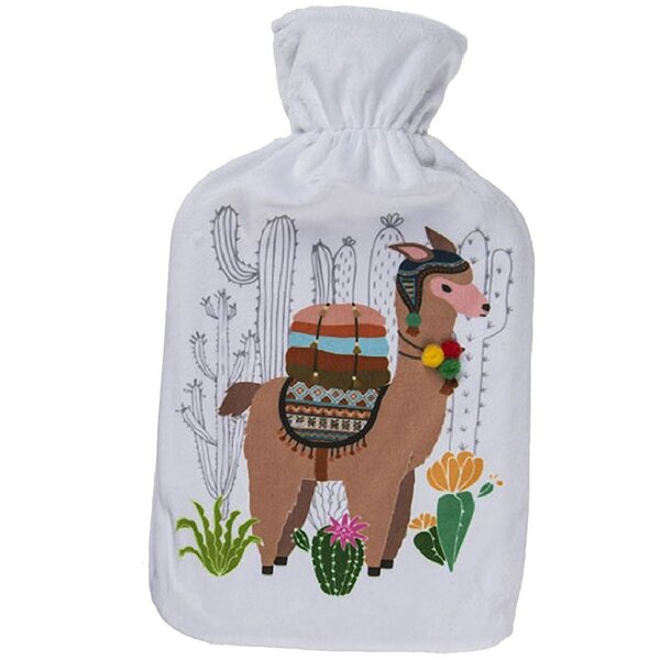 Bouillotte blanche Lama