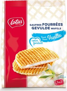 Lotus Gaufres Coeur Fondant Vanille