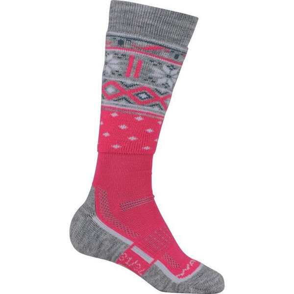WANABEE Chaussettes de Ski Snow Warm 2 - Enfant fille - Rose