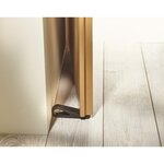 Mottez cale et butée de porte et fenêtre noir M035QNO