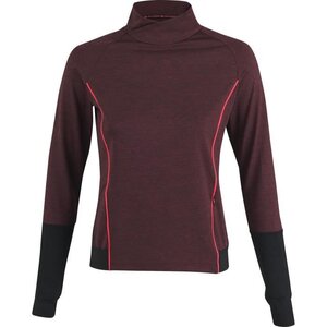ATHLI-TECH T-shirt de running Eden - Femme - Rouge bordeaux