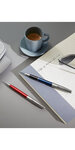PARKER Sonnet Essentiel Stylo plume, Rouge, Plume moyenne, encre bleue, Coffret cadeau