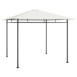 vidaXL Belvédère 3x3x2,7 m Crème 180 g/m²