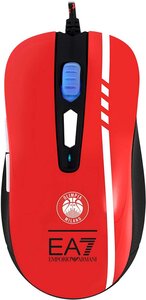 Souris filaire Gamer Mars Gaming MMEA7 Emporio Armani 7 (Noir/Rouge)