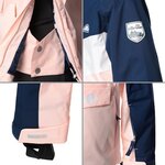 ELLESSE Blouson veste de ski 1/2 zip Aquila JKT - Enfant fille - Rose