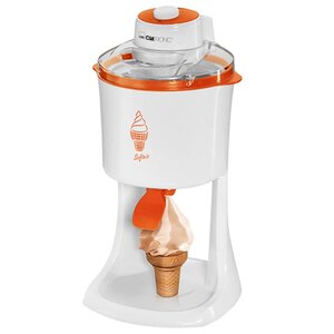 Sorbetière Clatronic  ICM 3594 2en1 (Blanc-orange)