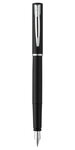 WATERMAN Graduate Allure Stylo plume,  laque noire satinée, plume fine, cartouche encre bleu, Coffret cadeau