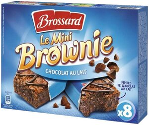 Brossard Mini Brownies Chocolat Au Lait 240g (lot de 3)