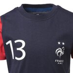 WEEPLAY T-shirt Football FFF Kante - Maillot Enfant 100% coton jersey