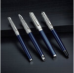 WATERMAN Expert L'Essence du bleu Stylo plume, Bleu, Plume fine, encre bleue, Coffret cadeau