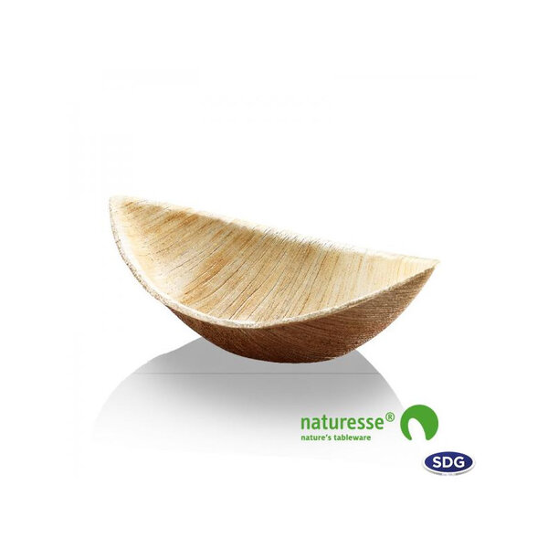 Mini Assiette Biodégradable - SDG - Lot de 600 - Feuilles de palmier